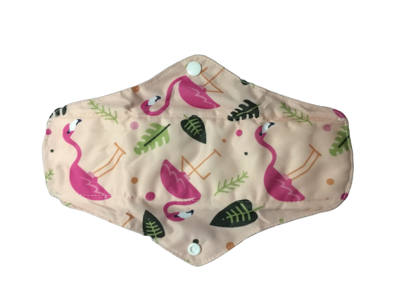 Toalla Menstrual 10”, Flamingo