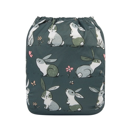 Pocket One Size, Gray Rabbits