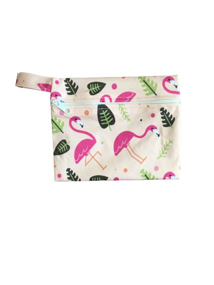 Mini Wet Bag, Flamingo