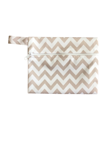 Mini Wet Bag, Chevron