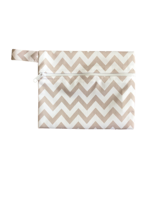 Mini Wet Bag, Chevron