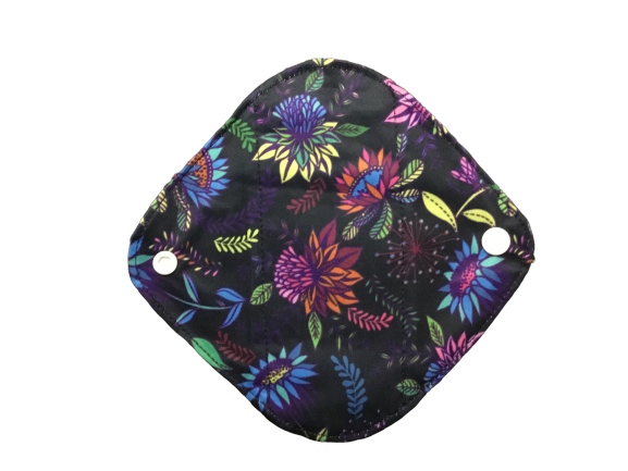 Pantyliners 7”, Purple Flowers