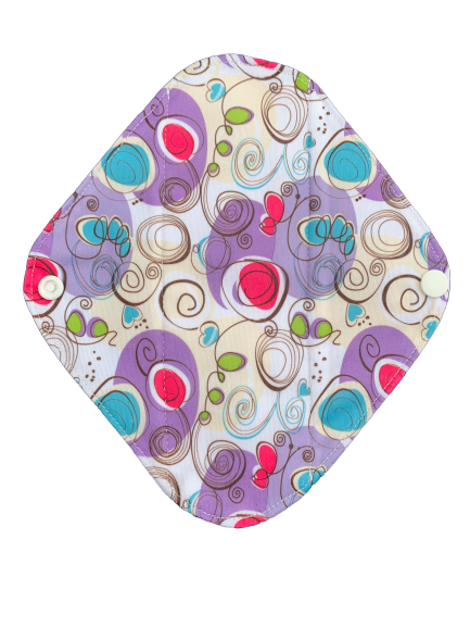 Pantyliner 8”, Purple Circle