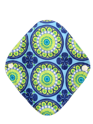 Pantyliners 8”, Green/Blue